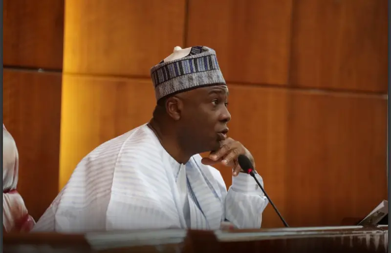 As senate president between 2015 and 2019, Mr Saraki spent a considerable time facing allegations of corruption and false declaration of assets. He was acquitted by the Supreme Court in June 2018.