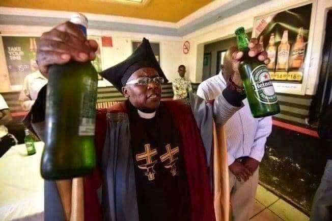 the congregants at the Gabola Church have also been given a go-ahead to drink alcohol during church services. Not only do they drink beer but they also have one hour of sēx with whoever is seating next to you